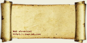 Dimitrije Jerinić vizit kartica